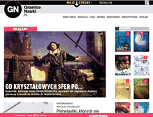 Tablet Screenshot of granicenauki.pl